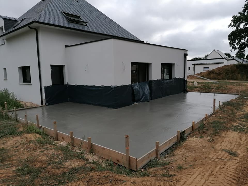 Terrasse beton 